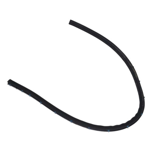 Borracha Vedação Porta Traseira Esquerdo Polo Virtus Nivus Prateado