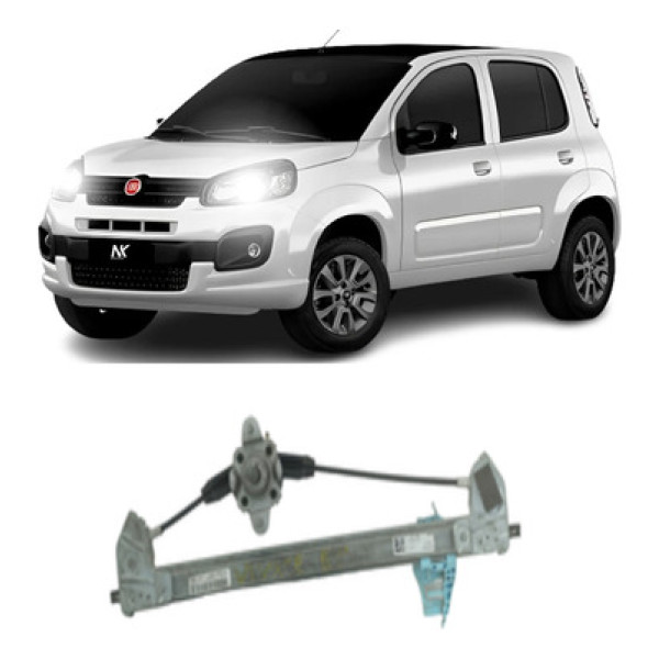 Máquina De Vidro Porta Traseira Esque Uno Vivace 15 A 21 Man