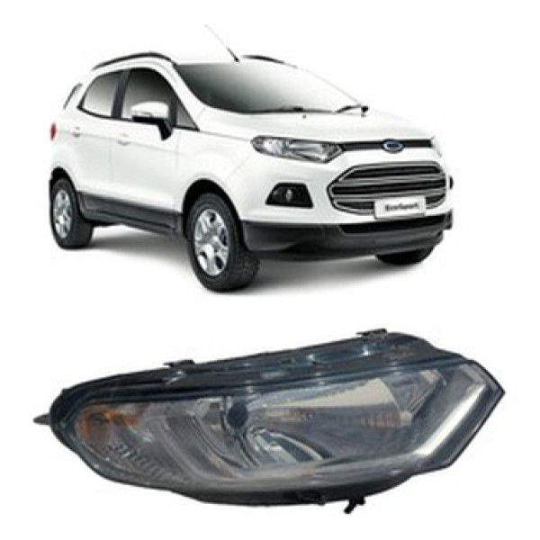 Farol Direito Ecosport 2013 A 2017 