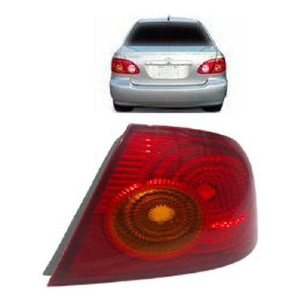 Lanterna Tras Dir Corolla 2003 A 2008 (canto) Pisca Ambar 