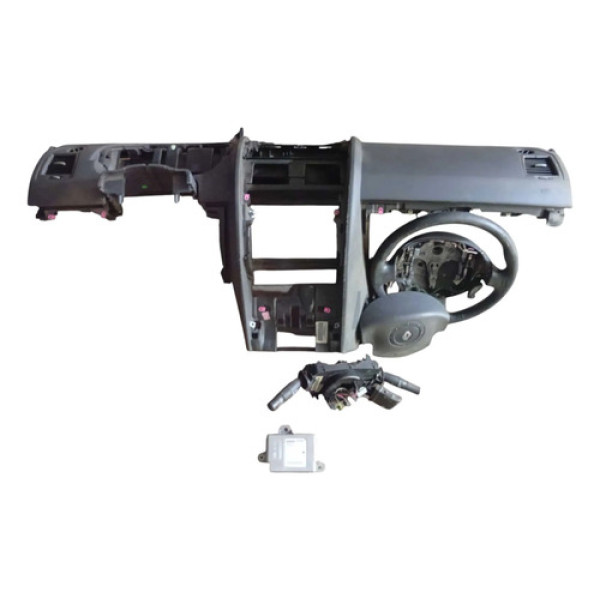 Kit Airbag Megane 2007 2008 2009 2010 2011 A 2013 Preto