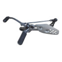 Bacalhau Esquerdo Completo Yamaha Mt07 2015 2016 A 2018 Prateado