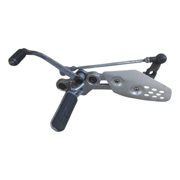 Bacalhau Esquerdo Completo Yamaha Mt07 2015 2016 A 2018 Prateado
