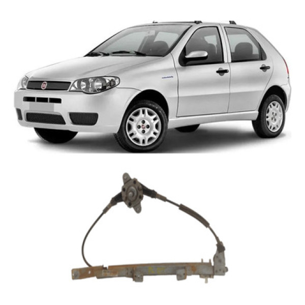 Máquina De Vidro Porta Traseira Dir Palio Siena 96 A 13 Man