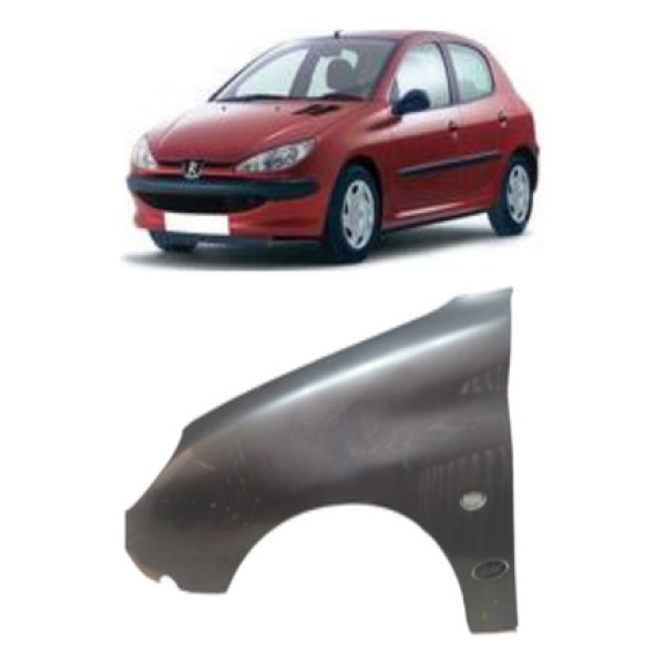 Paralama Esquerdo Peugeot 206 1999 1997 1998 1999 A 2010