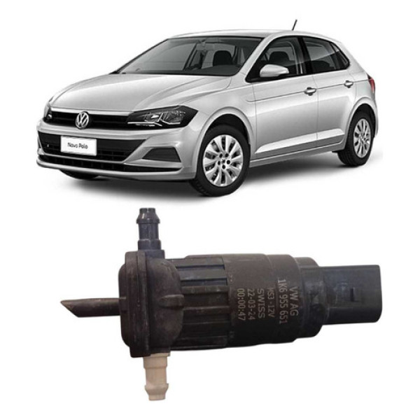 Bomba Água Limpador Parabrisa Polo Nivus Virtus T-cross Up