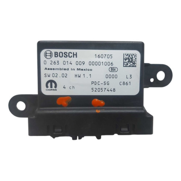 Módulo Sensor Estacionamento Fiat Toro 2016 A 2022 52057448 Preto