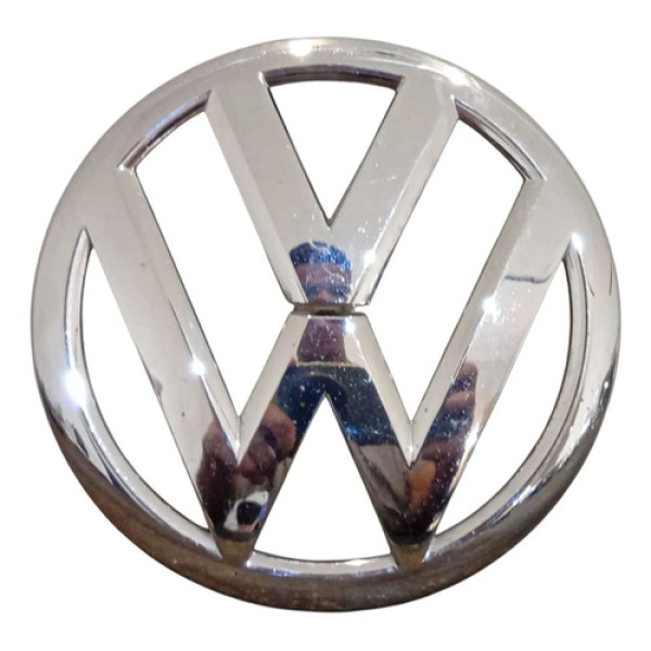 Emblema Logotipo Grade Dianteira Gol Voyage Saveiro G7 Branco