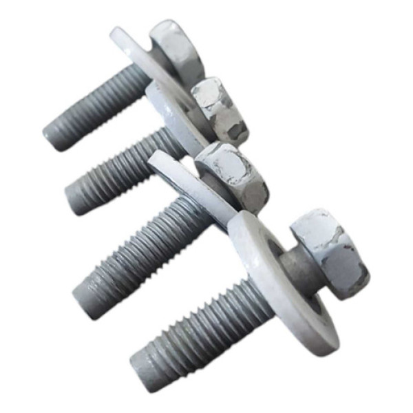 Jogo Parafuso Dobradiça Traseira Direito Onix 2020 A 2024 Branco