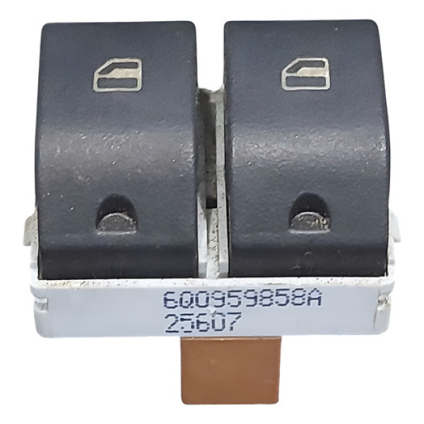 Botão Vidro Elétric Fundo Marrom Polo 2007 A 2014 6q0959858a