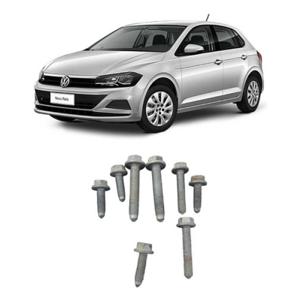 Jogo Parafuso Calço Motor Polo Track 1.0 2020 A 2024