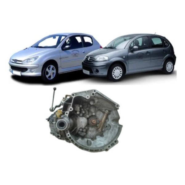 Caixa Cambio Peugeot 206 Citroen C3 1.4 8v 2004 A 2007 Varão