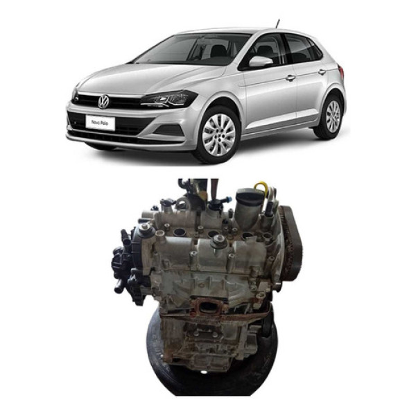 Motor Gol G7 Up! Polo Fox 1.0 12v 3cc Mpi Flex 2015 2016/