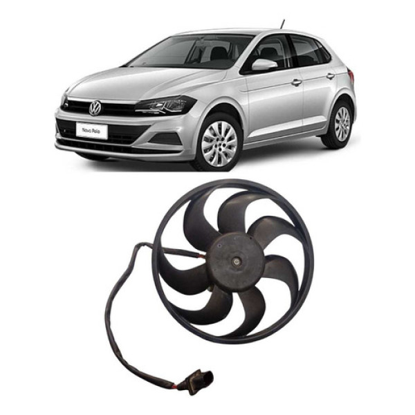 Motor + Ventoinha Polo Track 1.0 Cc 2020 2021 2022 2023/...