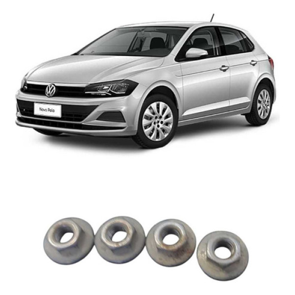 Jogo Porca Parafuso Escapamento Polo Track 1.0 2020 A 2024