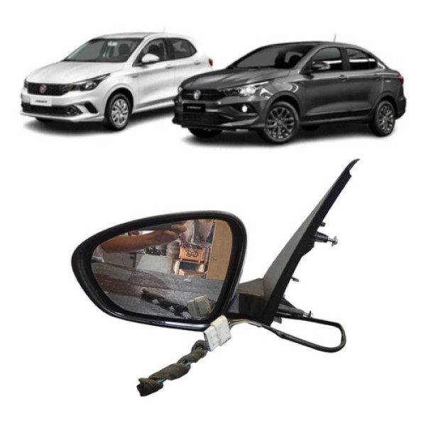 Retrovisor Esquerdo Argo Cronos 2018/ Elétrico C/ Pisca