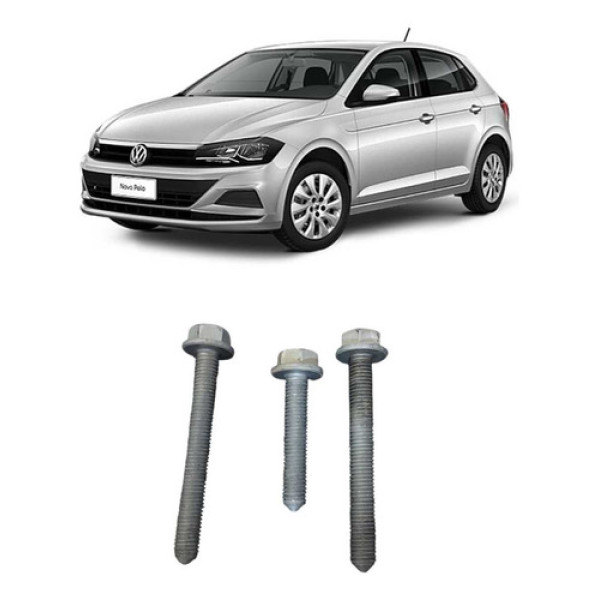 Jogo Parafuso Suporte Motor Direito Polo Track 1.0 20 A 24