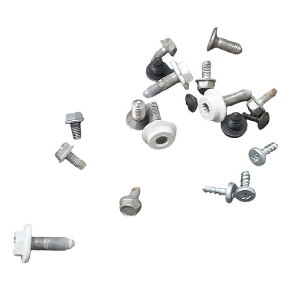 Conjunto Parafuso Porta Traseira Esquerda Golf 2008 A 2014 Branco