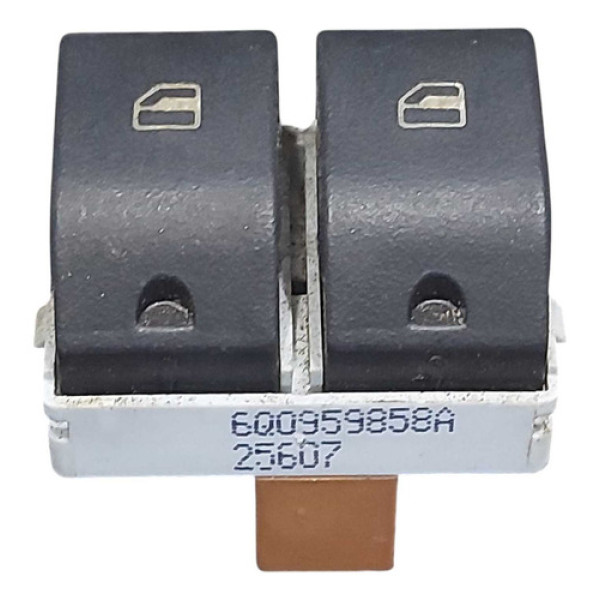 Botão Vidro Elétric Fundo Marrom Polo 2007 A 2014 6q0959858a