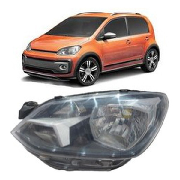 Farol Esquerdo Up 2014 A 2017 Raio Cromado