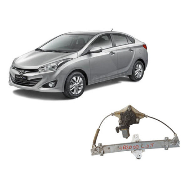 Máquina De Vidro Porta Traseira Direita Hb20 13 A 2019 Elé