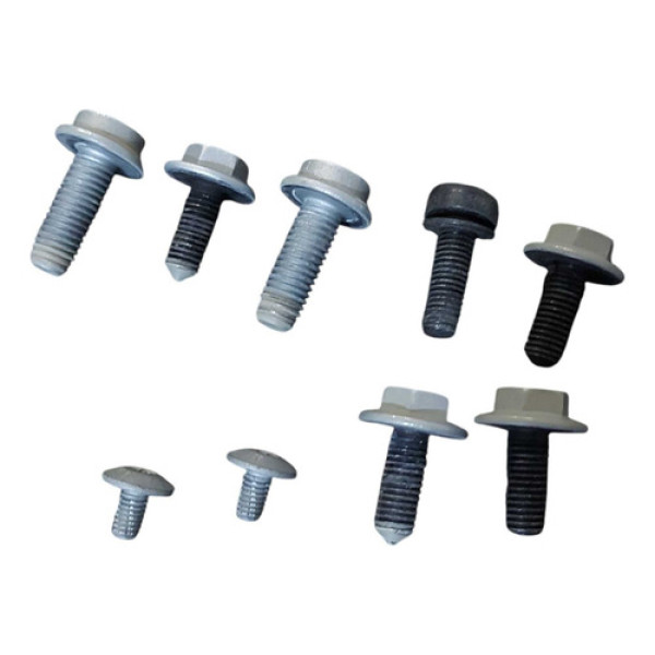 Jogo Parafuso Dobradiça Traseira Esquerda Polo Track 20 A 24 Prateado