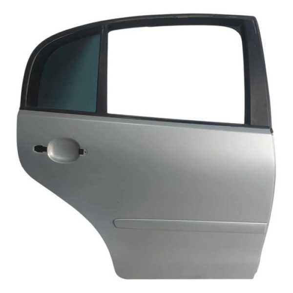 Porta Traseira Direita Polo Sedan 2007 2008 2009 2010 A 2014 Traseira Direito Prateado