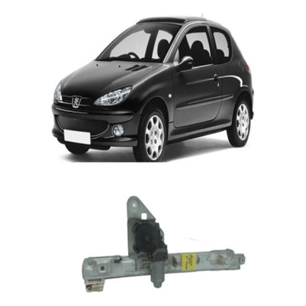 Máquina De Vidro Porta Traseira Esquerda Megane 2006 A 2011