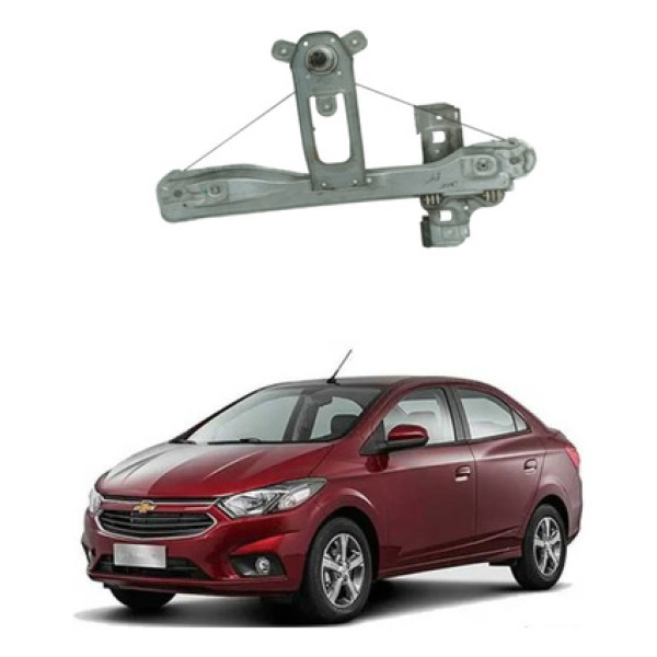 Máquina De Vidro Porta Traseira Esq Onix Prisma 12 A 20 Man