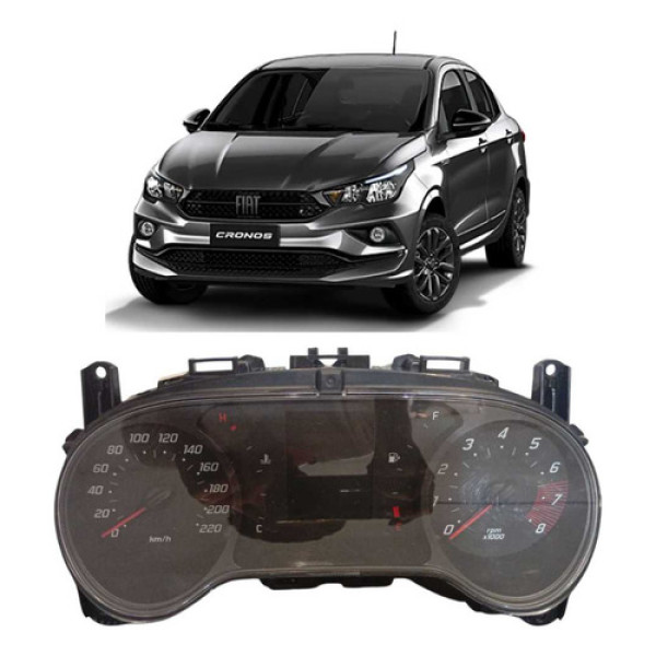Painel Instrumentos Argo Cronos 2017 A 2024 220km 52183078 Preto
