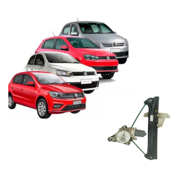 Máquina De Vidro Porta Diant Dir Gol Voyage G5 G6 G7 G8 Elé