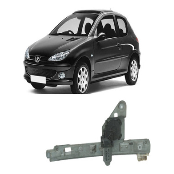 Máquina De Vidro Porta Traseira Direita Megane 2006 A 2011 