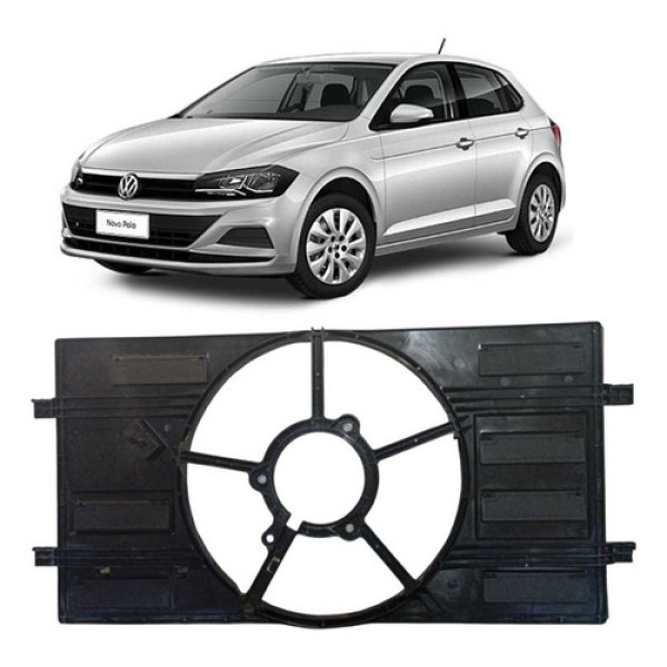 Defletor Ventoinha Polo Virtus 1.0 3cc 2018 2019 2020 2021/.