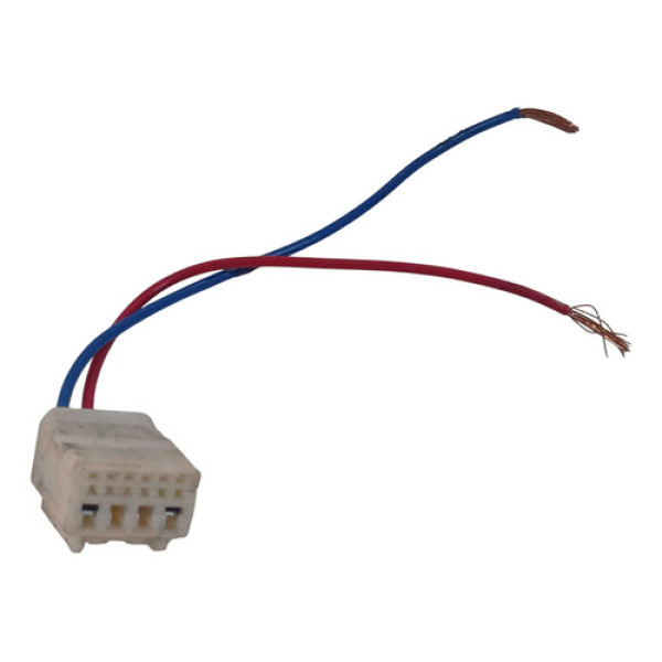 Conector Fechadura Traseira Esquerda Corolla 03 A 08 2 Pinos Prateado