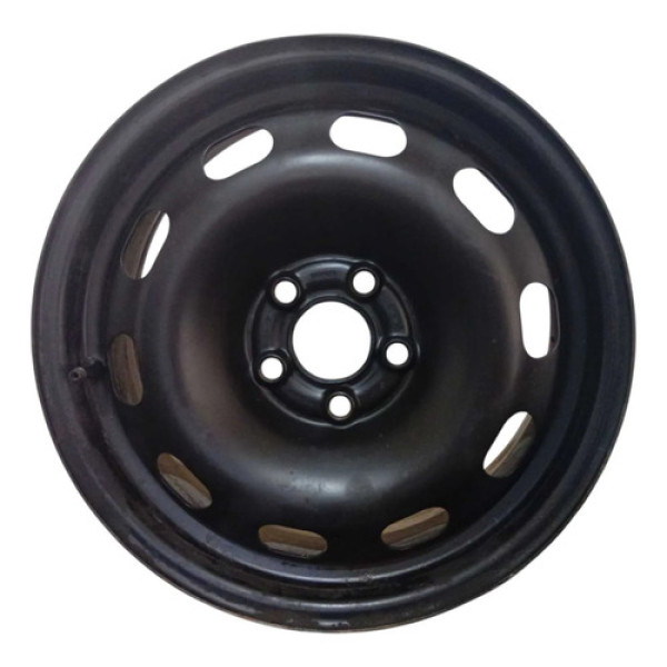 Roda Ferro Aro 15 Golf Fox Polo 5 Furos 6jx15h2 1j0601027q Prateado
